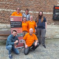 Nederlandse team Sandra, Dimphy, Ivar, Marjoleine, Jacqueline, Chris en Olav.